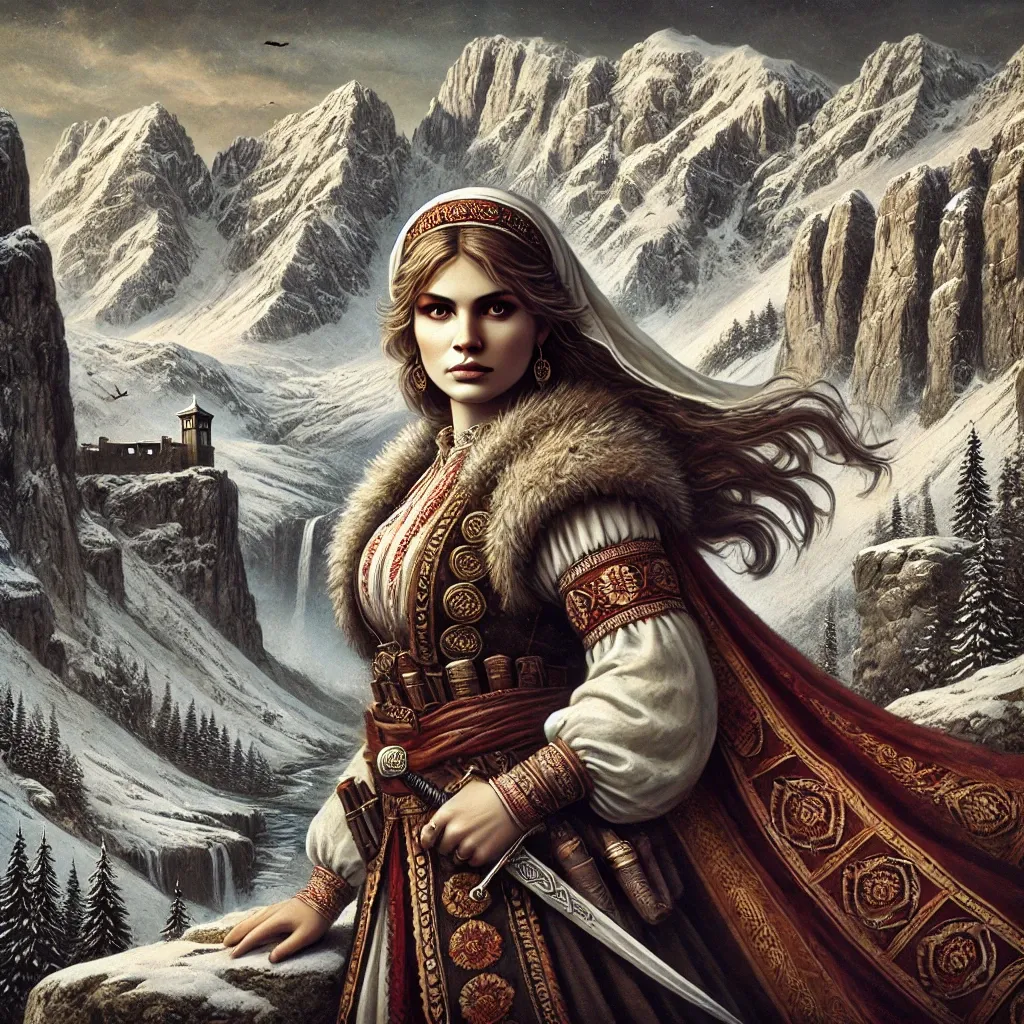 Cover: Nora Kelmendi – Kriegerin und Symbol des Widerstands