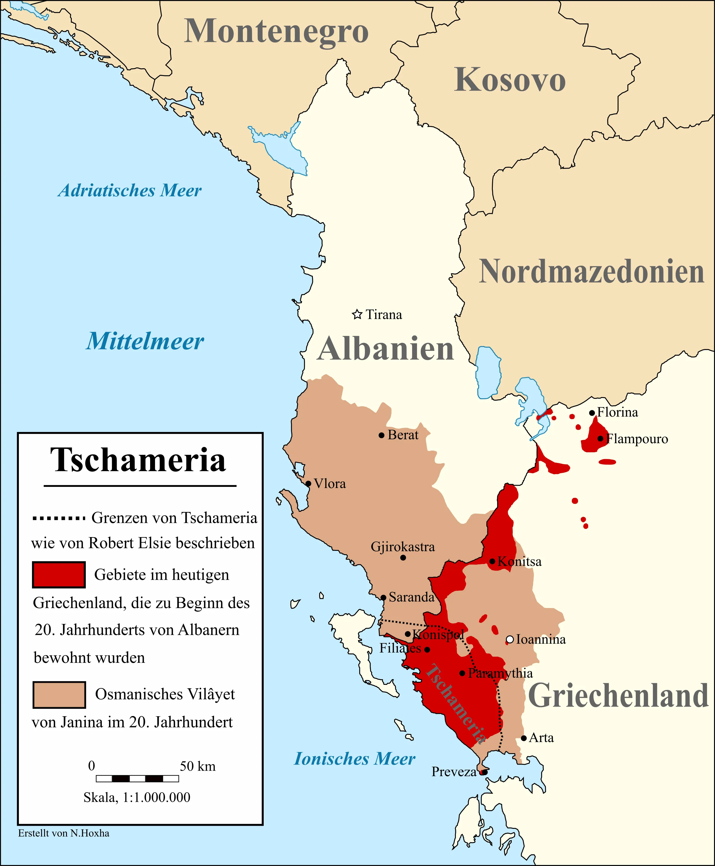 Cover: Çamëria – Die verdrängte Heimat